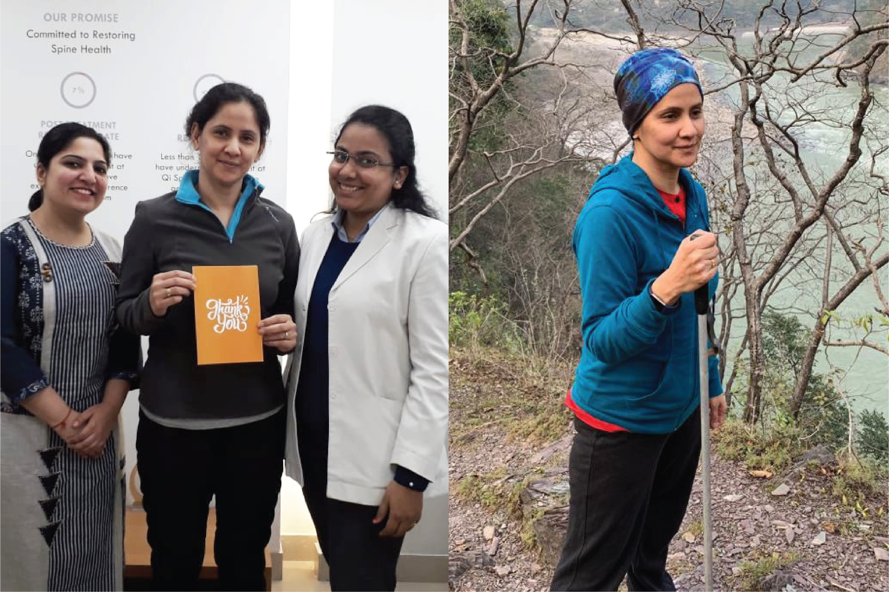 From Limping to Conquering the Mountains, Ritu’s journey of recovery at QI Spine Clinic