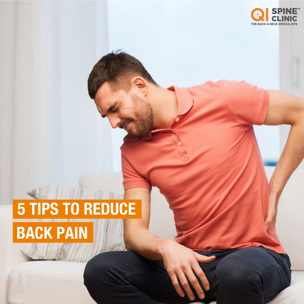 5 TIPS TO REDUCE BACK PAIN
