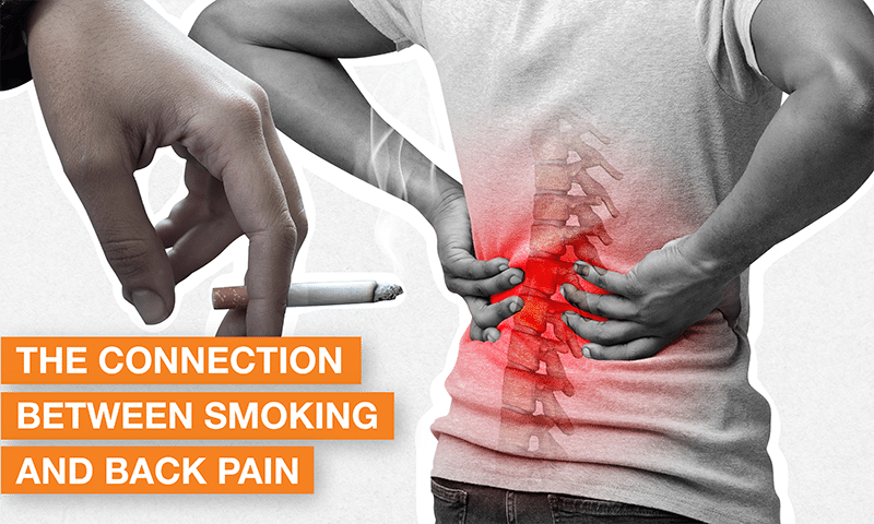 Is there a correlation between smoking and back pain?