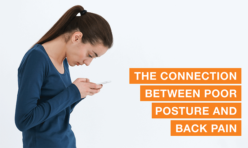 Is there a connection between poor posture and back pain?